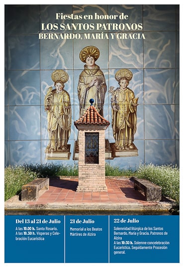 Cartel Fiestas Patronales Alzira 2023